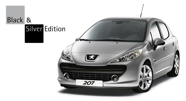 Peugeot 207 Black & Silver Edition