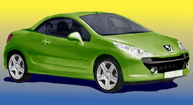 La Peugeot 207 CC tout en couleurs !