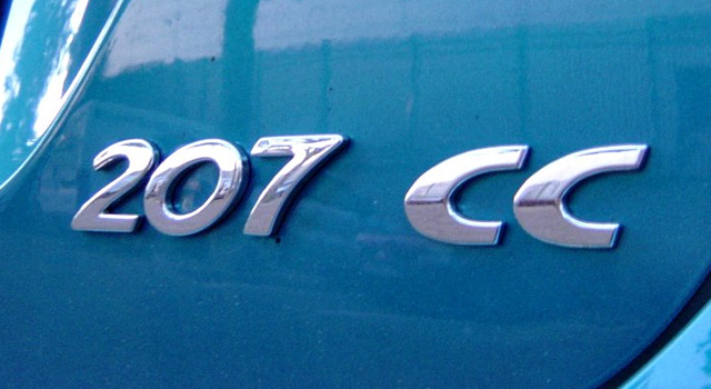 Peugeot 207 CC Bleu Neysha