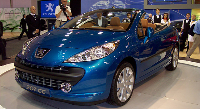Peugeot 207 CC Bleu Neysha