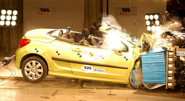 Crash Test Peugeot 207 CC