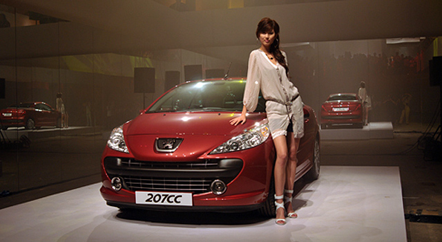 Peugeot 207 CC, voiture de l’année 2009 en Chine