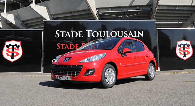 Nouvelle édition spéciale limitée Peugeot 207 Stade Toulousain